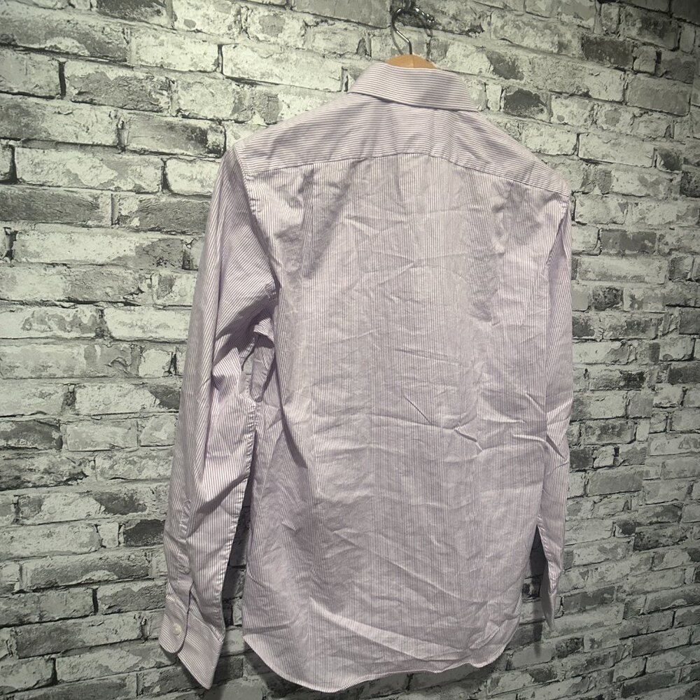 EUC J. Crew Men's Button Down Long Sleeve Shirt Striped Size Medium - Picture 8 of 15